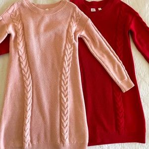 Gap girls sweater dresses size medium